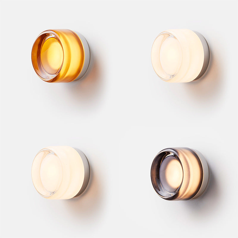 Glass Surface Mount Sconce