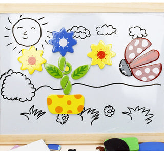 Artmagnet Board – Montessori Wooden Magnetic Drawing Board For Kids – Creativity & Learning