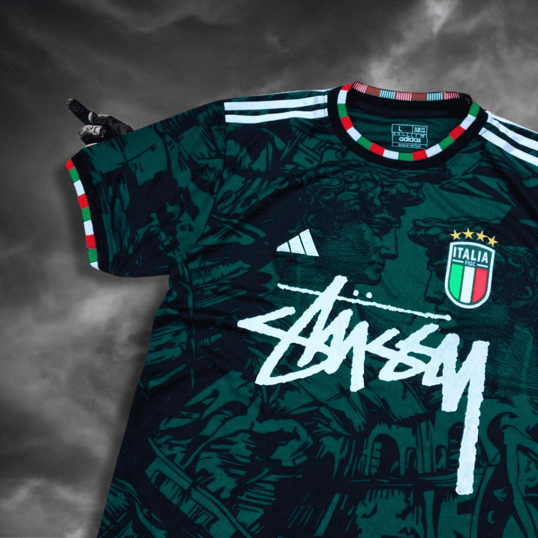 Italië Stussy Jersey - Speciale Editie