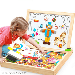 Artmagnet Board – Montessori Wooden Magnetic Drawing Board For Kids – Creativity & Learning