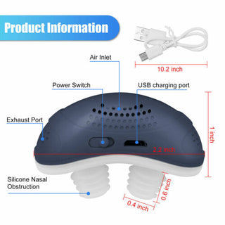 Mask-Free Breathing Device for Quiet, Restful Sleep