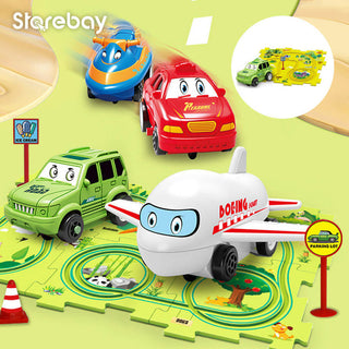 Creativecraft Puzzle – Build Your Own Racetrack – Motor Skills Learning Toy For Kids