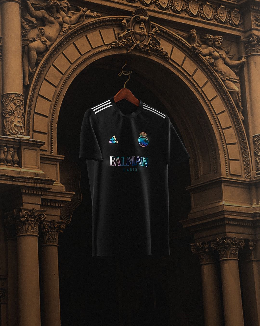 Real Madrid x Balmain Jersey - Black