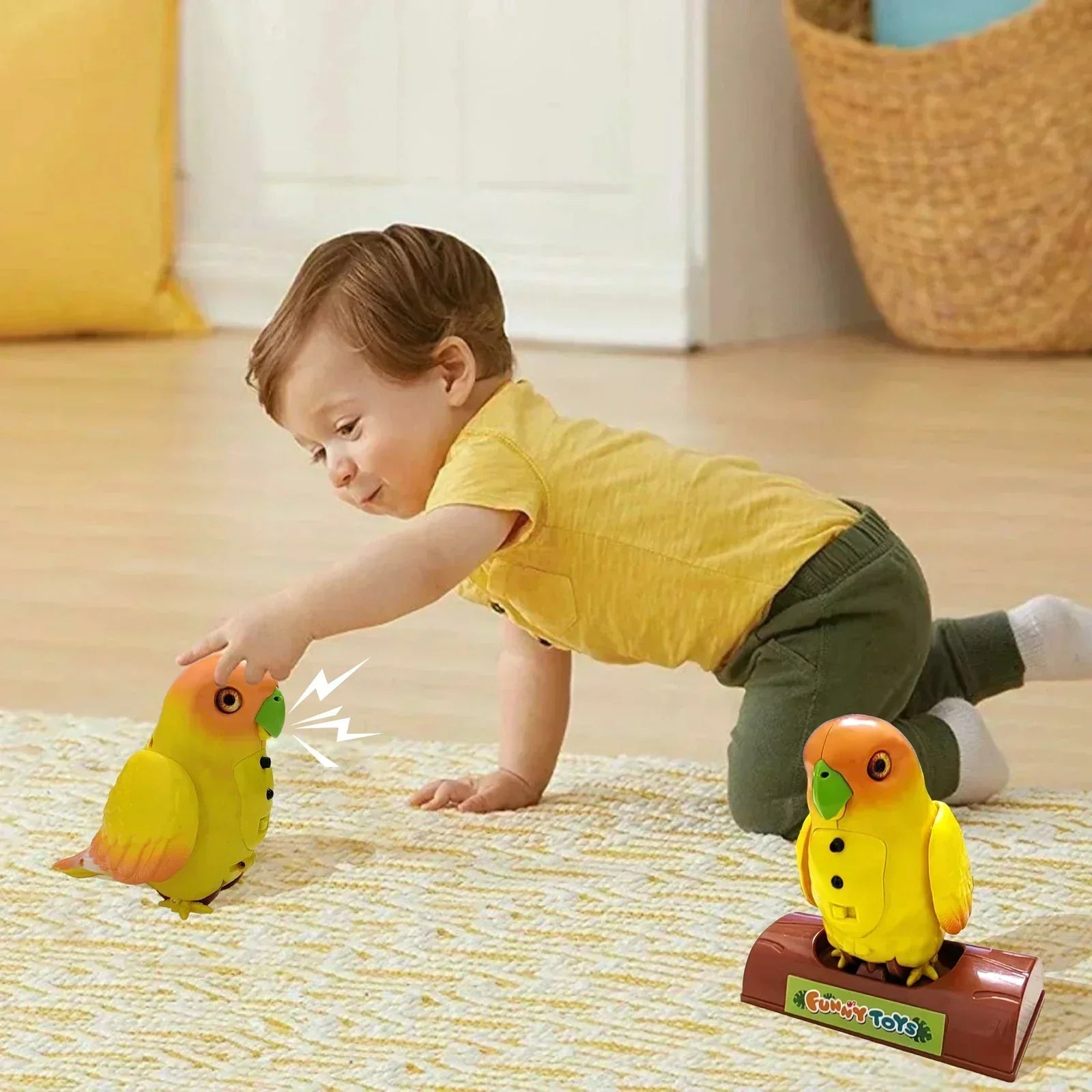 Toyparrot – Interactive Parrot That Repeats Everything And Provides Laughter