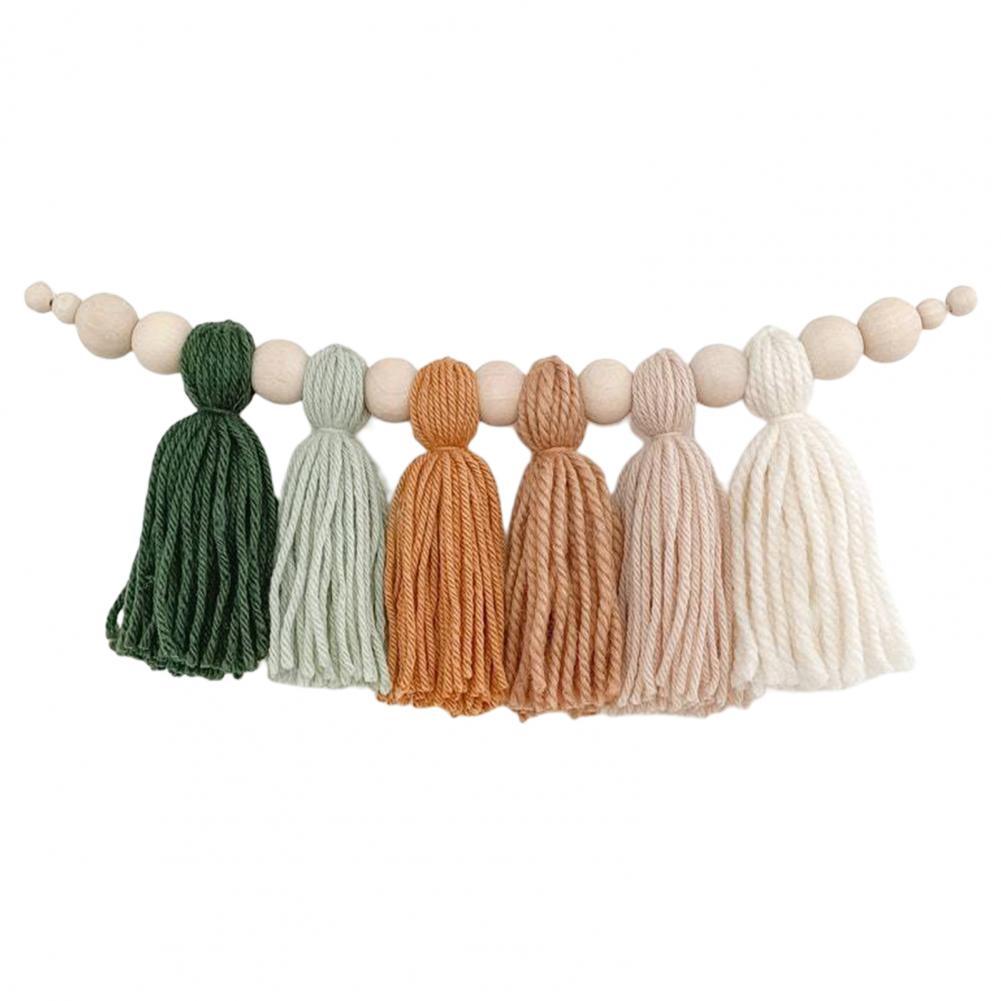 Lumenale Garland – Soft Wooden Bead Light Chain For A Calm Baby Room Atmosphere