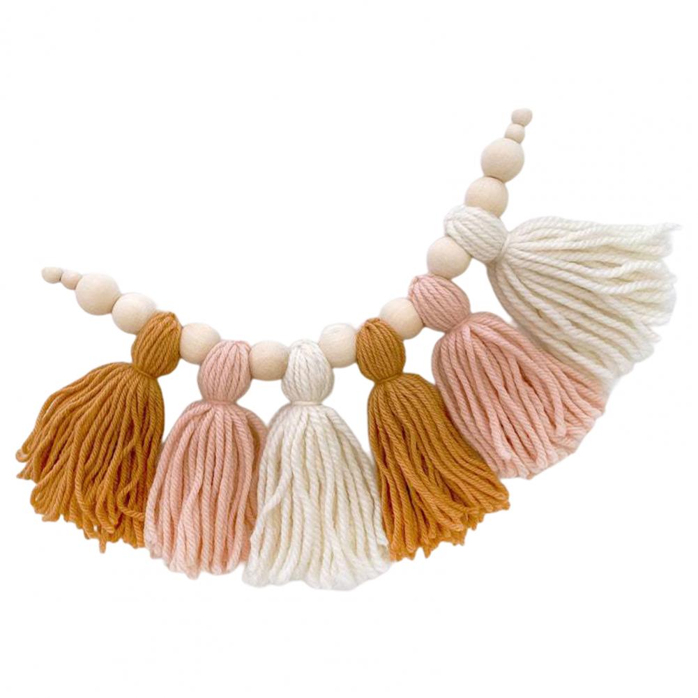 Lumenale Garland – Soft Wooden Bead Light Chain For A Calm Baby Room Atmosphere