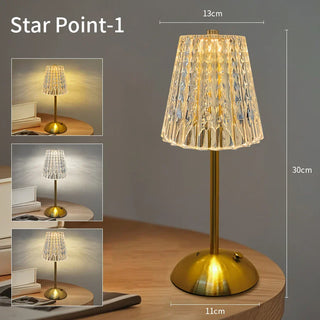 USB Rechargeable Acrylic Table Lamp
