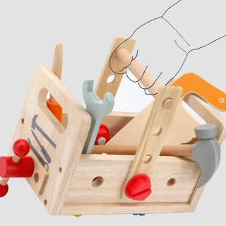 Toytools – Montessori Wooden Toolbox To Promote Creativity And Motor Skills