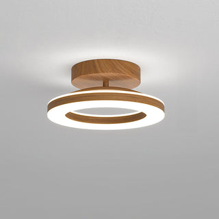 Sleek Round LED Ceiling Light for a Cosy, Modern Entrance