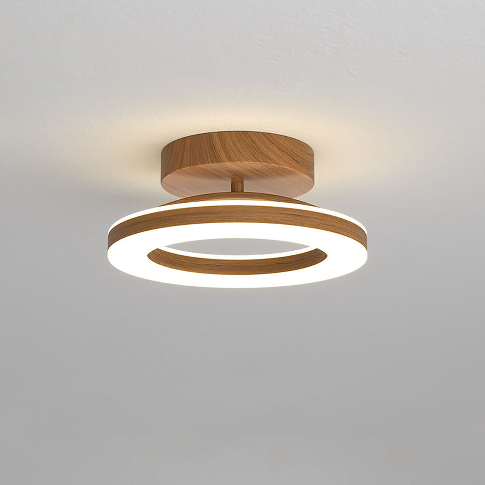 Sleek Round LED Ceiling Light for a Cosy, Modern Entrance