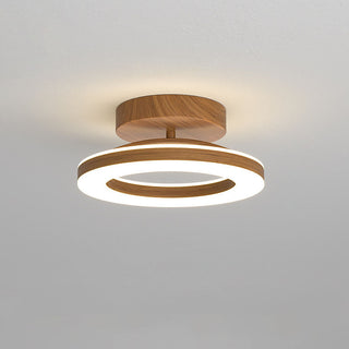 Sleek Round LED Ceiling Light for a Cosy, Modern Entrance