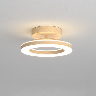 Sleek Round LED Ceiling Light for a Cosy, Modern Entrance