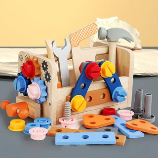 Toytools – Montessori Wooden Toolbox To Promote Creativity And Motor Skills