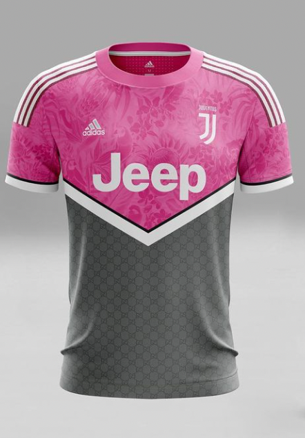 Juventus Gucci Rosa Jersey - Limited Edition