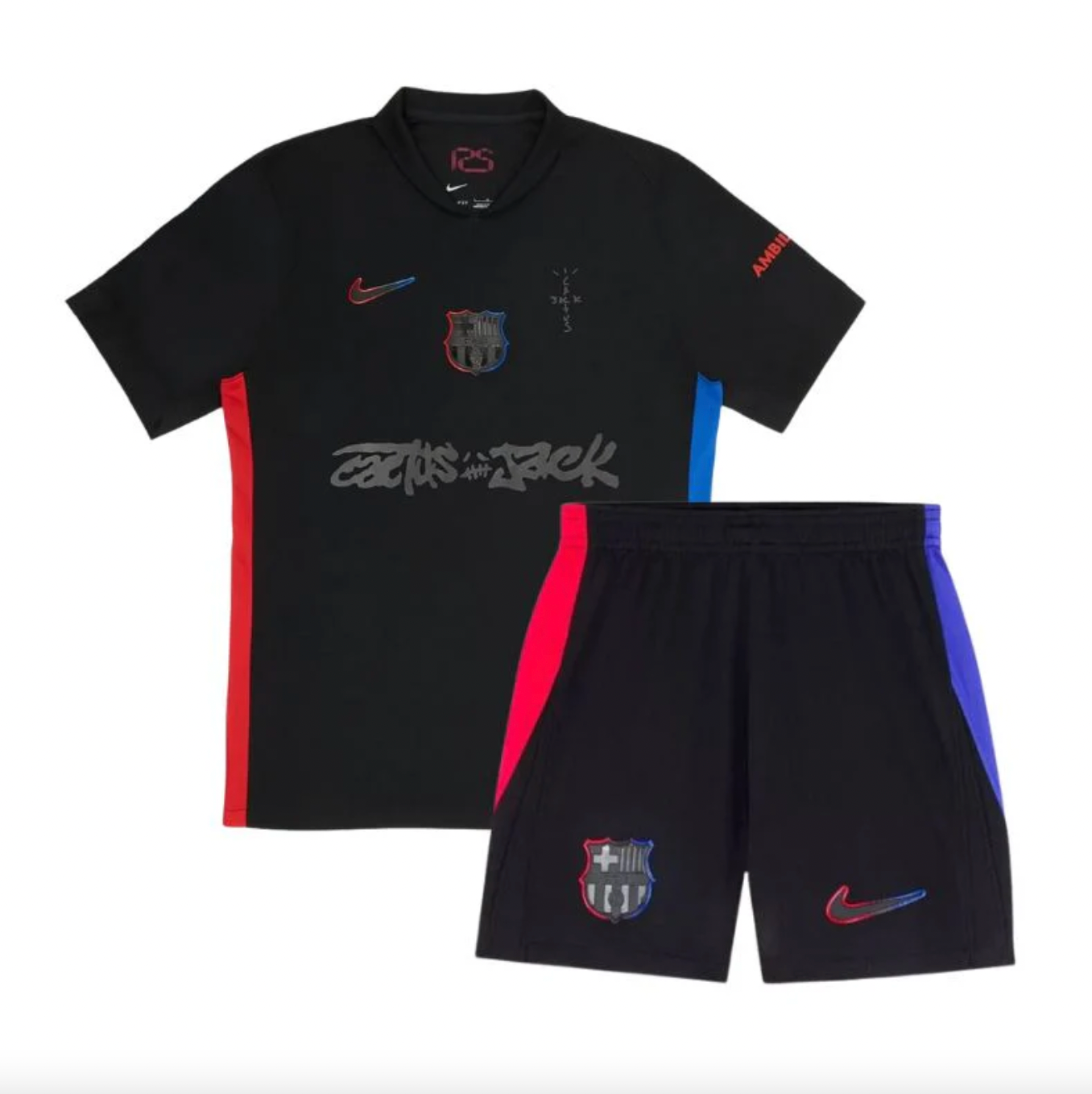 2025 FC Barcelona x Travis Scott Kids Jersey - Home