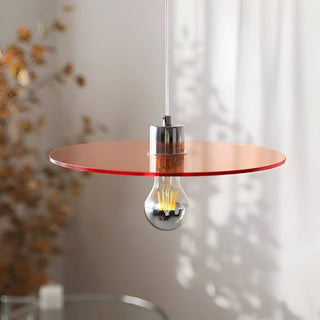 Space Age Acrylic Flying Saucer Pendant Light