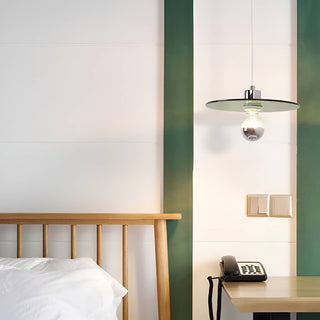 Space Age Acrylic Flying Saucer Pendant Light