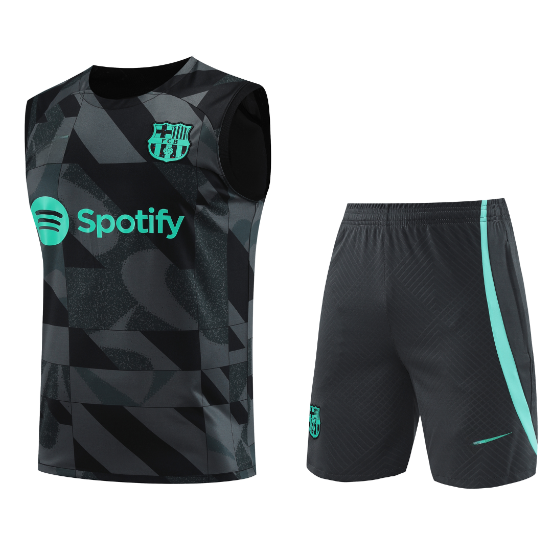 24/25 FC Barcelona Summer Training Set - Black Sleeveless