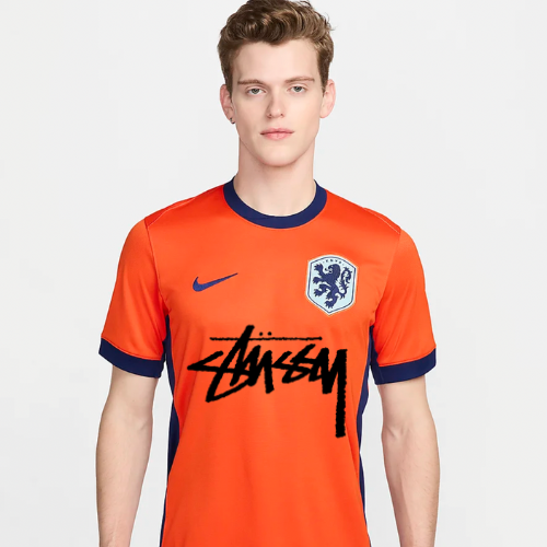 2025 Netherlands Stussy Jersey - Orange Special Edition