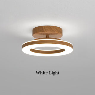 Sleek Round LED Ceiling Light for a Cosy, Modern Entrance
