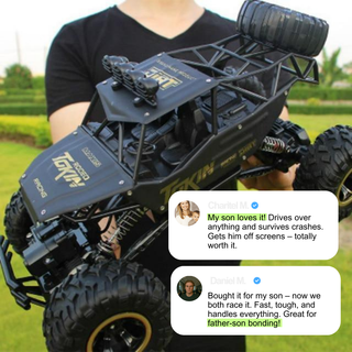Beasttrek X4 – 4X4 RC Monster Truck For Offroad Fun – Powerful, Shockproof, All-Terrain