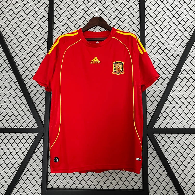 2008 Spain Euro Retro Home Shirt