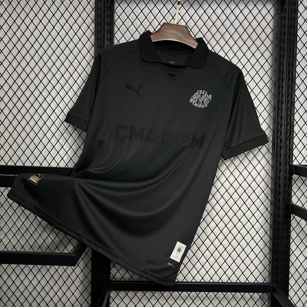 Olympique de Marseille 2024-2025 125th Anniversary Black Shirt