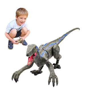 Dinorex – Velociraptor móvil con luz y sonido para aventuras de dinosaurios