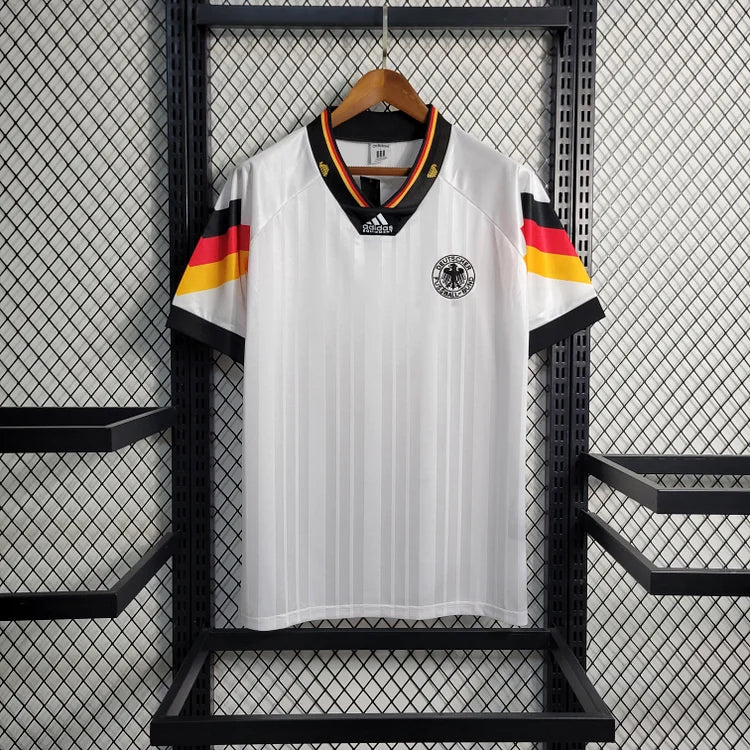 1992-1994 Germany Retro Home Shirt - White