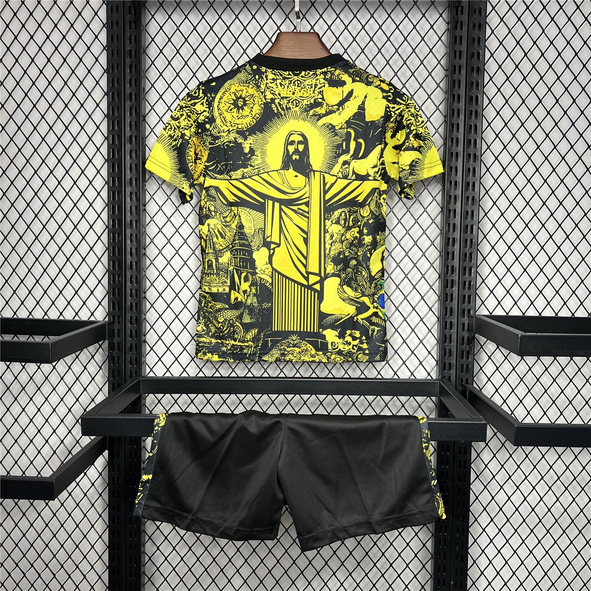 2024/25 Brazil Jesus Kids Jersey - Home - Yellow