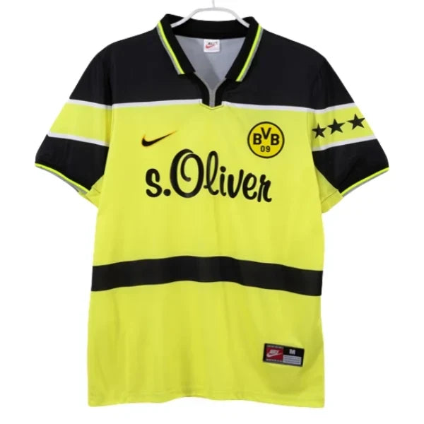 1997-1998 Borussia Dortmund Home Retro Shirt Set