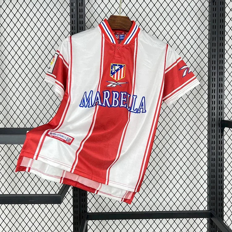 1999-2000 Athletico Madrid Retro Home Shirt