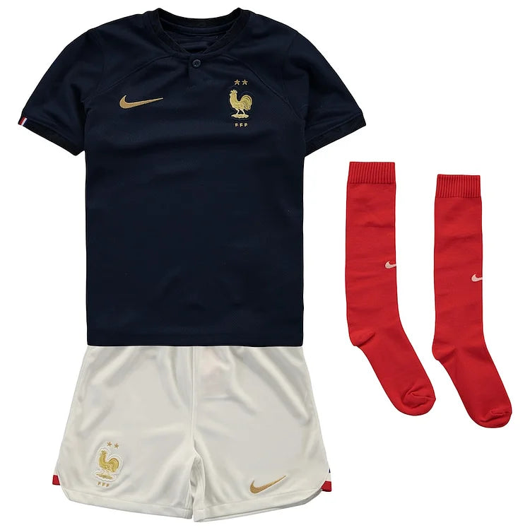 2022 France World Cup Home Kids Minikit