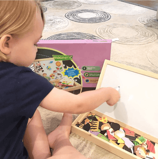 Toydraw Duo – Double-Sided Magnetic And Chalk Drawing Board For Kids – Creative Learning And Play
