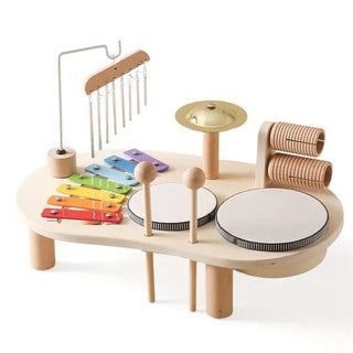 Toytune Set – Wooden Baby Musical Instruments – Xylophone And Early Sound Learning For Toddlers