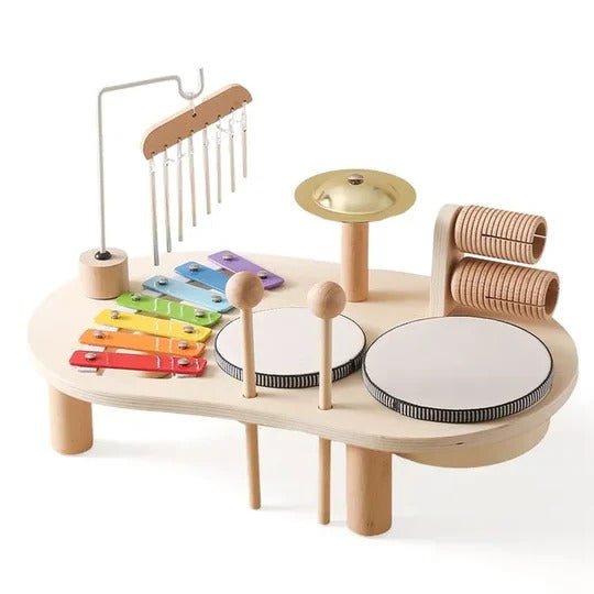 Toytune Set – Wooden Baby Musical Instruments – Xylophone And Early Sound Learning For Toddlers