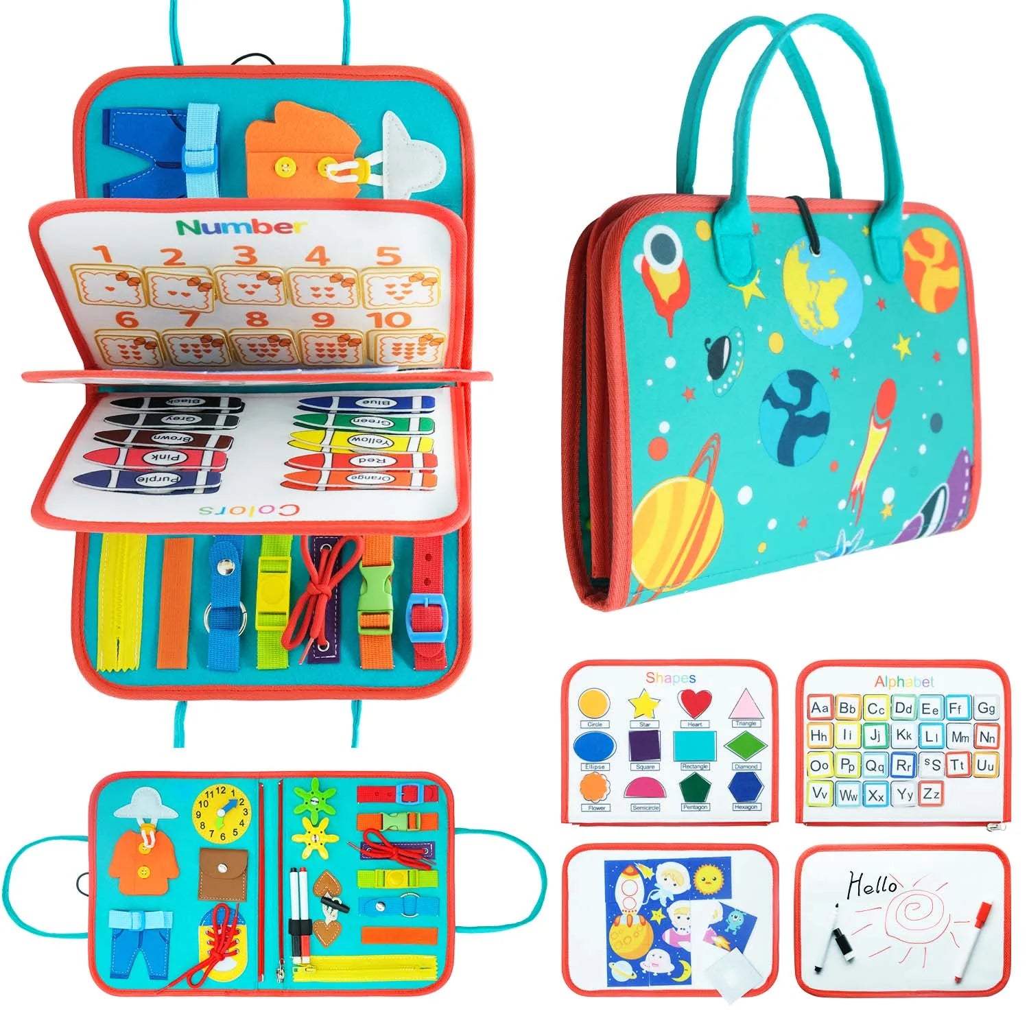 Toyfolio – Montessori-Inspired Learning Book For Toddlers With Sensory Activities