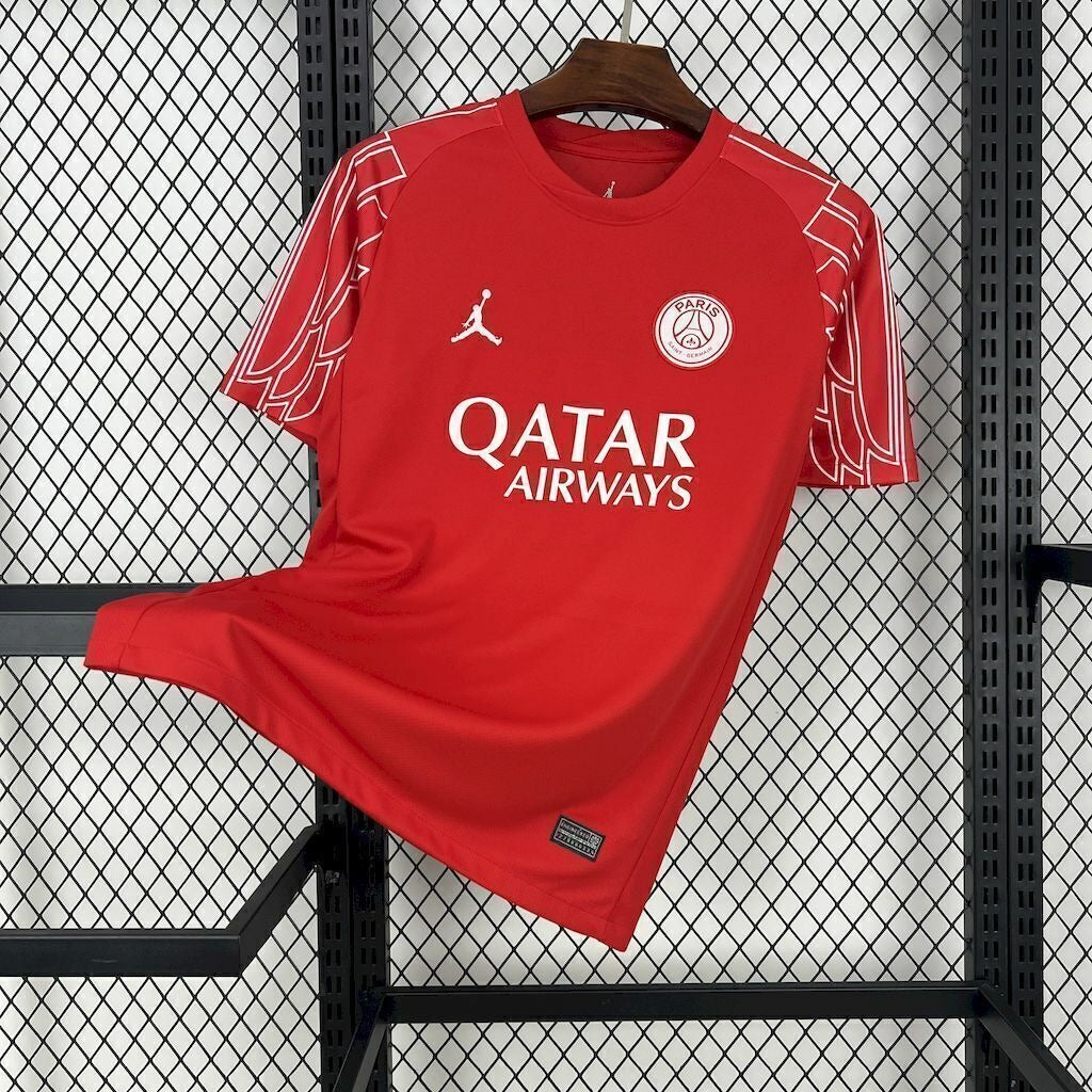 PSG Paris Saint Germain 2025-2026 x Jordan Red Special Shirt