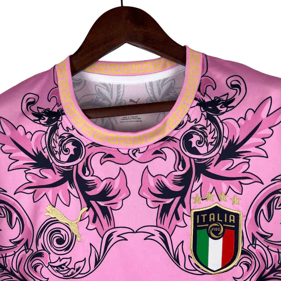 25/26 Italy Pink Versace Jersey - Limited Edition