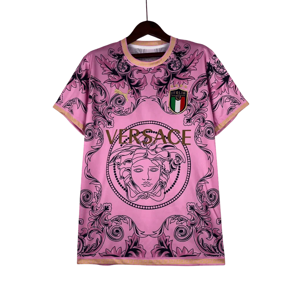 25/26 Italy Pink Versace Jersey - Limited Edition