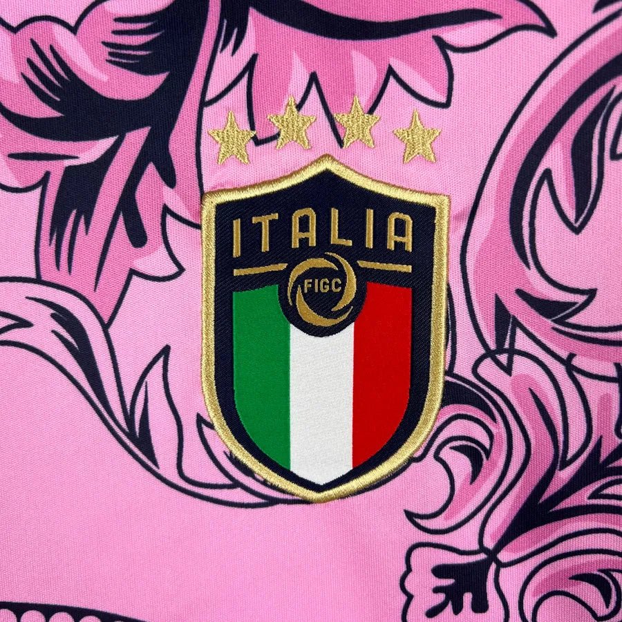 25/26 Italy Pink Versace Jersey - Limited Edition