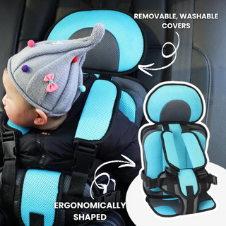 Säker bilbarnstol – ergonomisk, justerbar bilstol med förbättrat sidokollisionsskydd och maskintvättbara överdrag