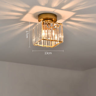 Minimalist Black Flush Mount Ceiling Light for Hallways & Small Spaces