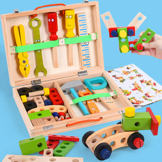 Buildaroo – Wooden Construction Set For Creative Building And Learning Fun