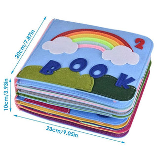 Toybook – Montessori Learning Book – 16 Interactive Stories For Creative, Screen-Free Learning Ages 2–5