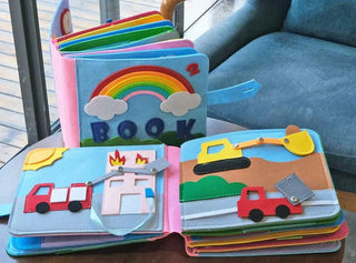 Toybook – Montessori Learning Book – 16 Interactive Stories For Creative, Screen-Free Learning Ages 2–5