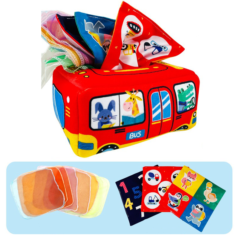 Little Explorer Discovery Box – Montessori Sensory Toy For Babies And Toddlers – Colorful And Washable