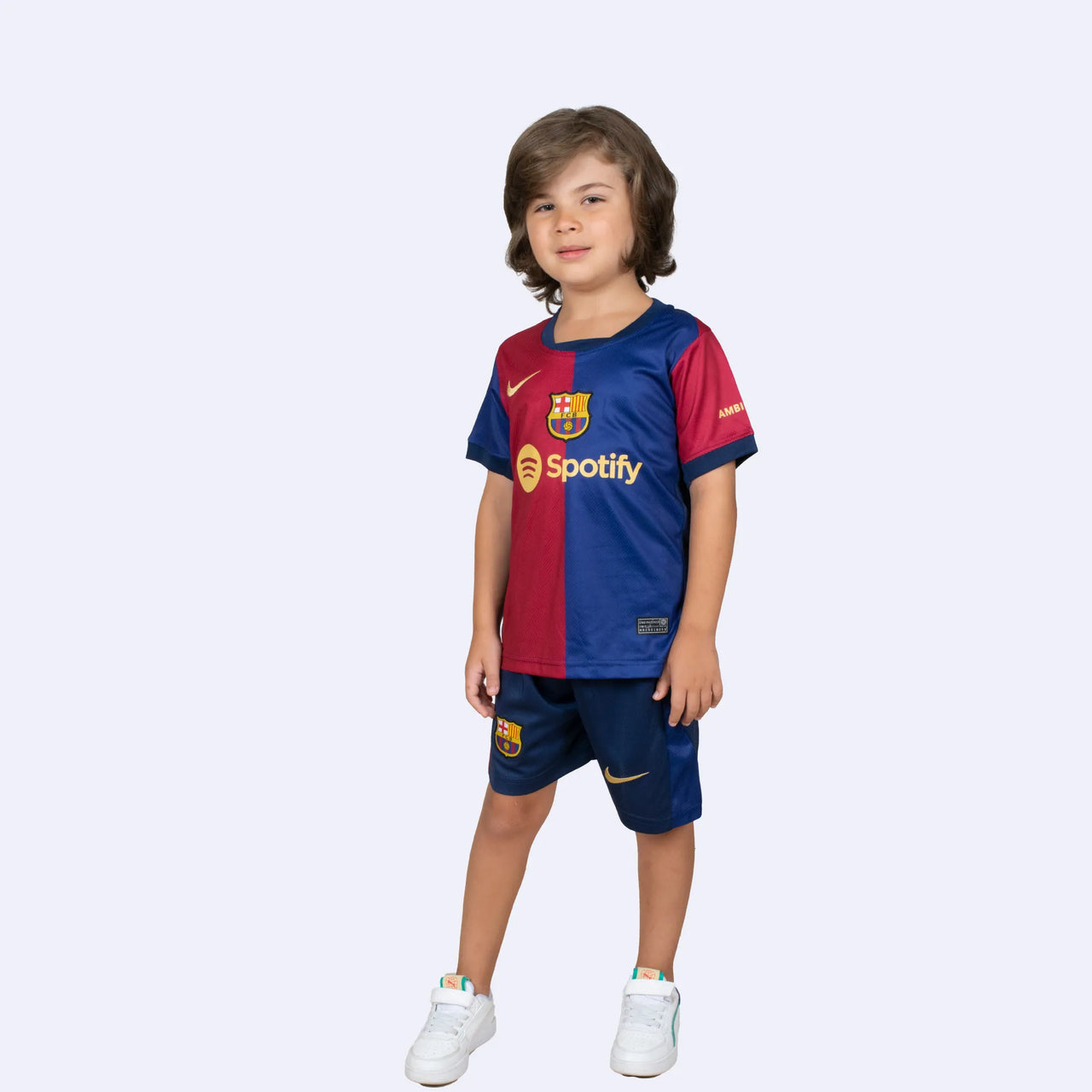 24/25 FC Barcelona Kids Jersey - Home
