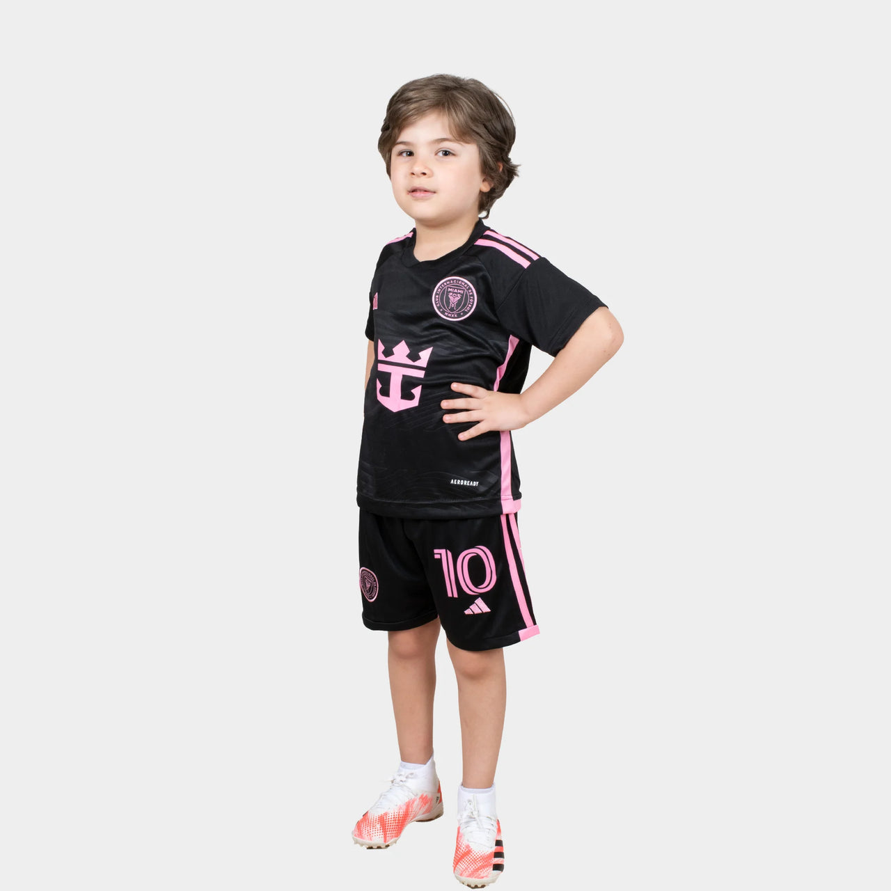 Messi 10 2024/25 Inter Miami Kids Jersey - Away Black