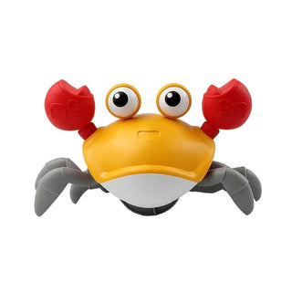Toycrab Krypande Leksak – Interaktiv Babyleksak med Musik, Ljus & Rörelsesensor